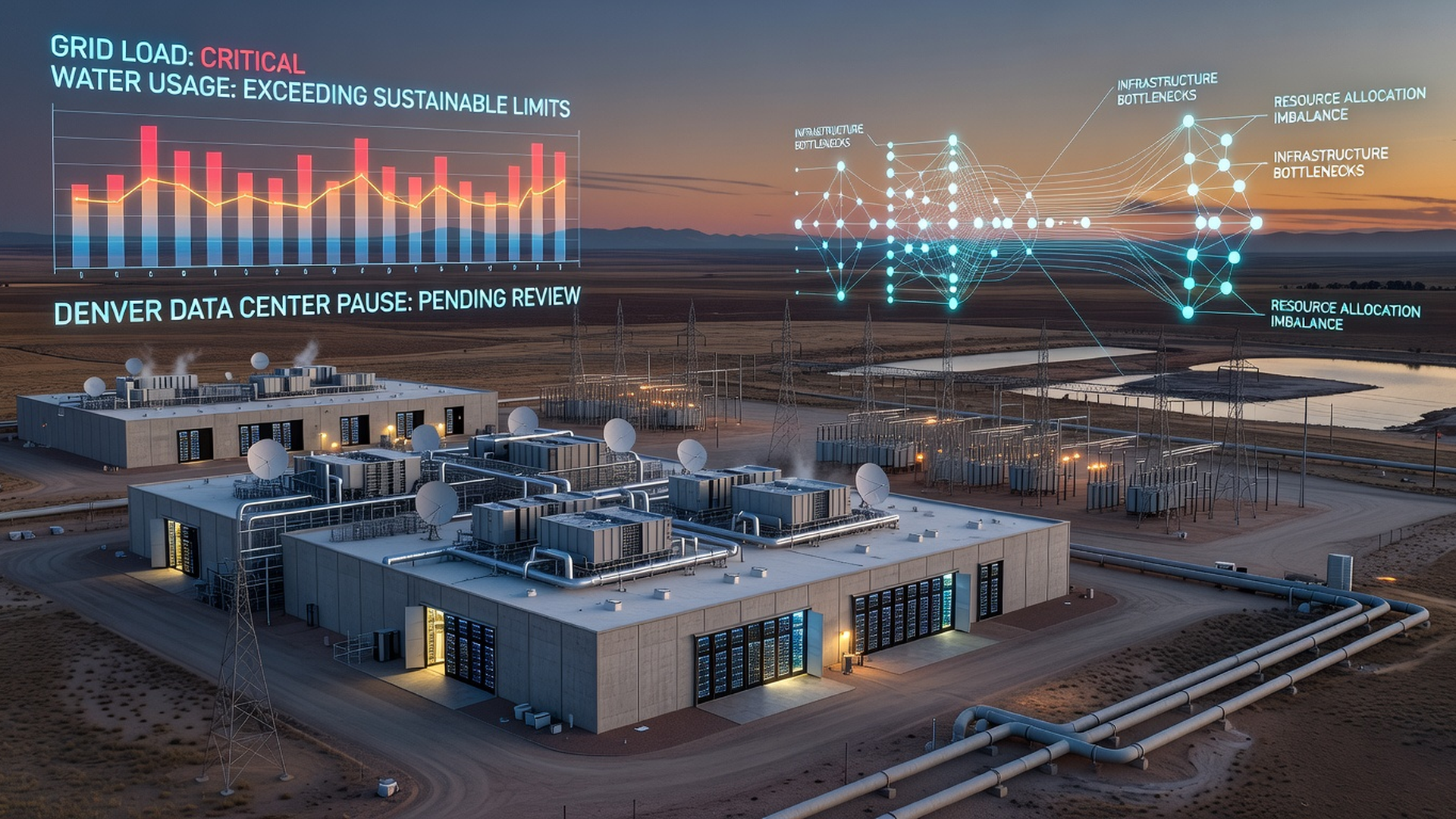 Denver, Colorado weighs data center pause amid grid and water concerns