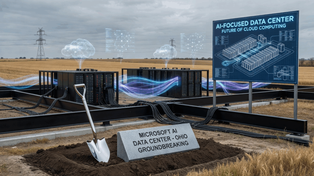 Microsoft breaks ground on new AI-focused data center in Ohio