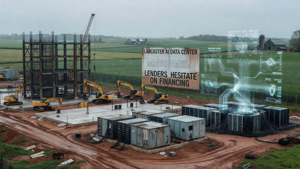 Lenders hesitate on financing Lancaster, Pennsylvania AI data center project