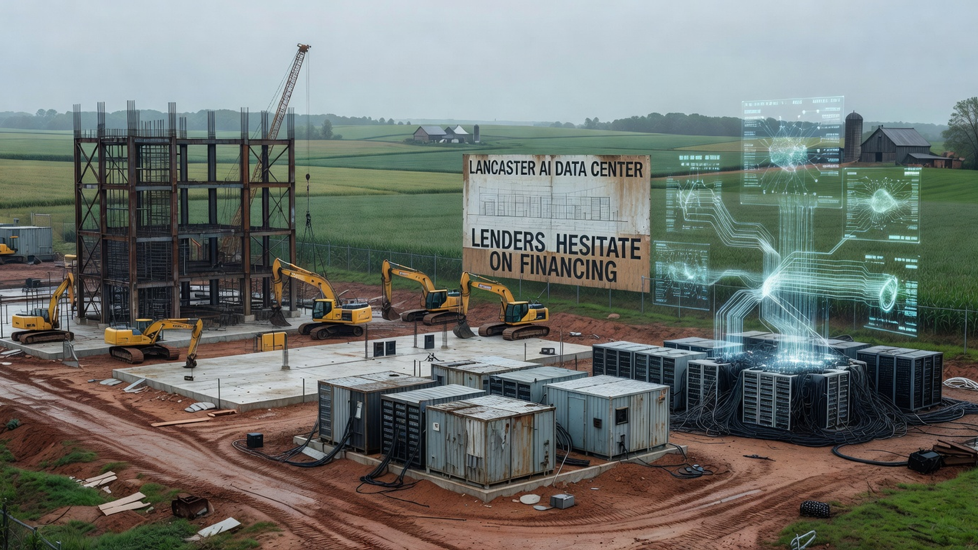 Lenders hesitate on financing Lancaster, Pennsylvania AI data center project