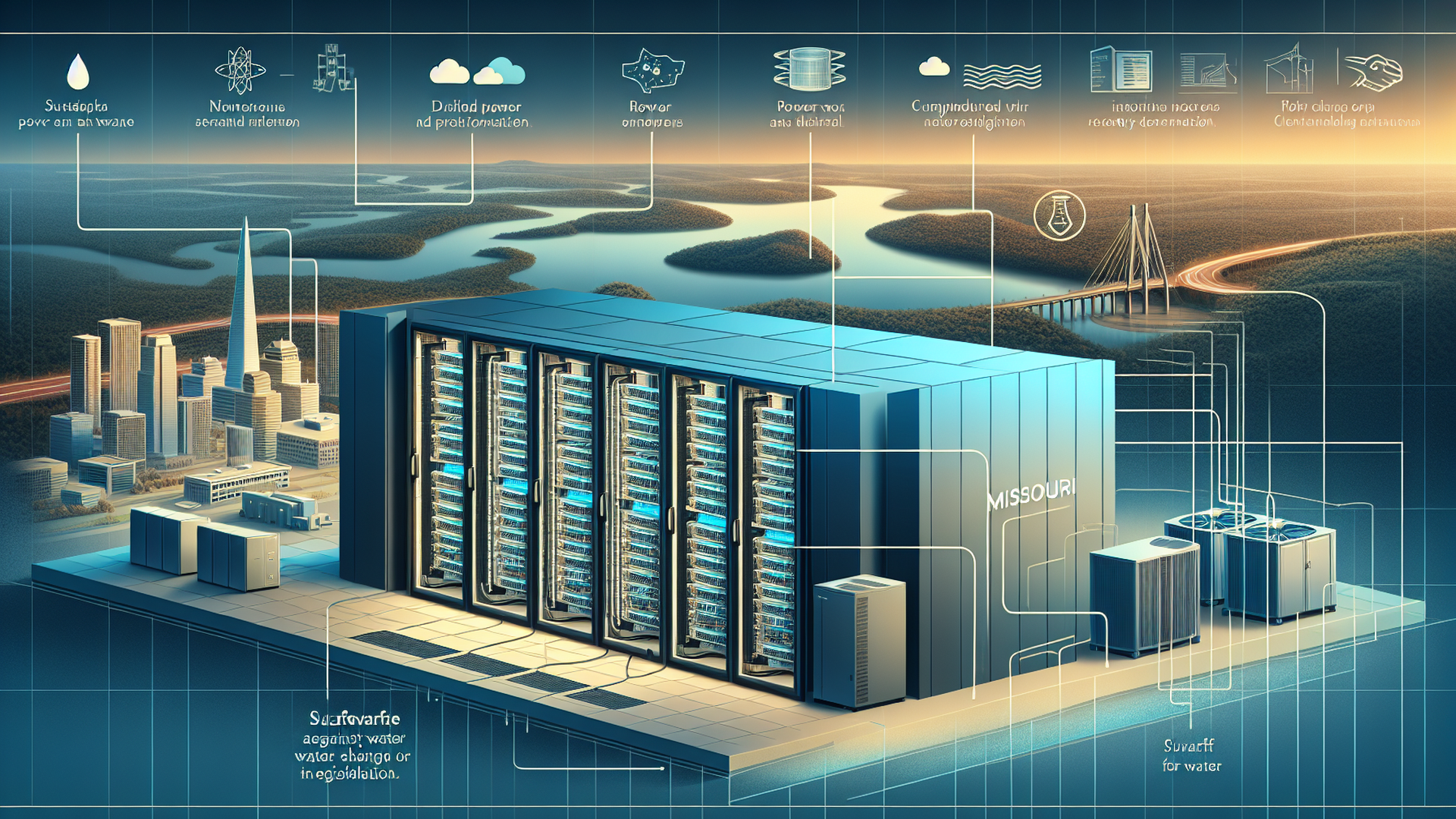 Missouri bill shifts AI data center costs to utilities, water safeguards